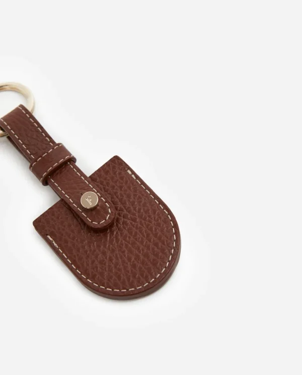Accessories^Flattered Airy Keyring Leather Cognac