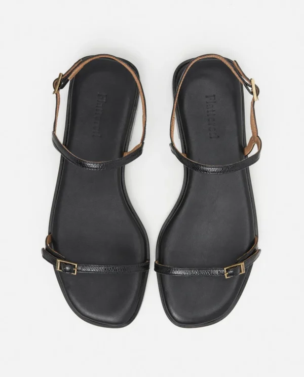 Sandals^Flattered Alice Leather Black