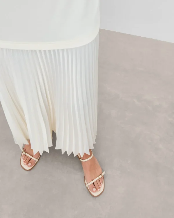 Sandals^Flattered Alice Leather Vanilla