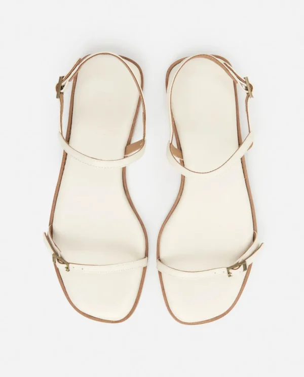 Sandals^Flattered Alice Leather Vanilla