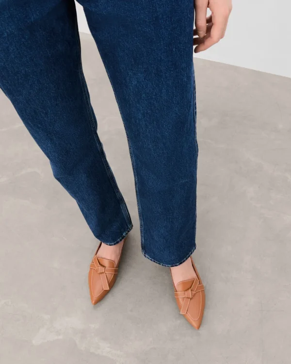 Loafers^Flattered Ally Leather Cognac