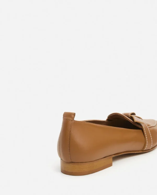 Loafers^Flattered Ally Leather Cognac