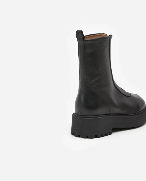 Boots^Flattered Alma Leather Black