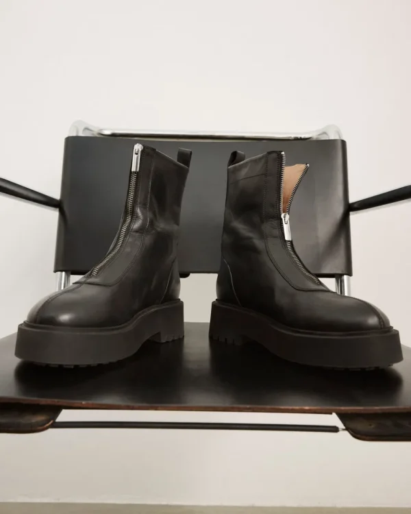 Boots^Flattered Alma Leather Black
