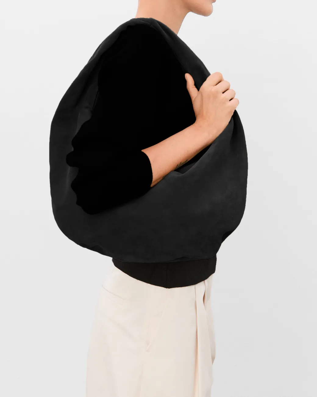 alva_shoulder_bag_suede_b_2.webp Shoulder Bags^Flattered Alva Shoulder Bag Suede Black