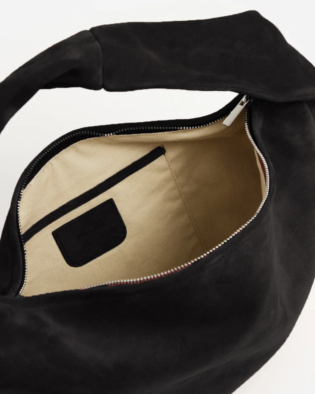 alva_shoulder_bag_suede_b_4.webp Shoulder Bags^Flattered Alva Shoulder Bag Suede Black