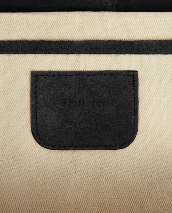Shoulder Bags^Flattered Alva Shoulder Bag Suede Black