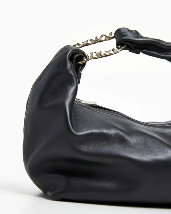 Shoulder Bags^Flattered Amanda Shoulder Bag Leather Black