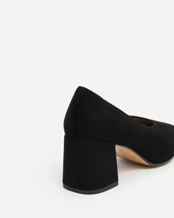 Heels^Flattered Angela Suede Black