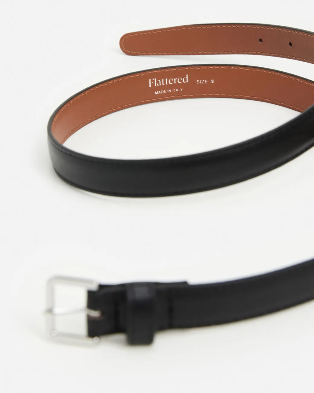 babette_leather_black_3.webp Belts^Flattered Babette Leather Black