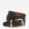 Belts^Flattered Beatrice Belt Leather Black