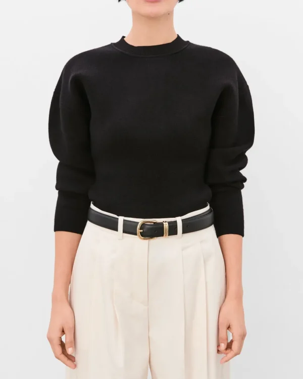 Belts^Flattered Beatrice Belt Leather Black