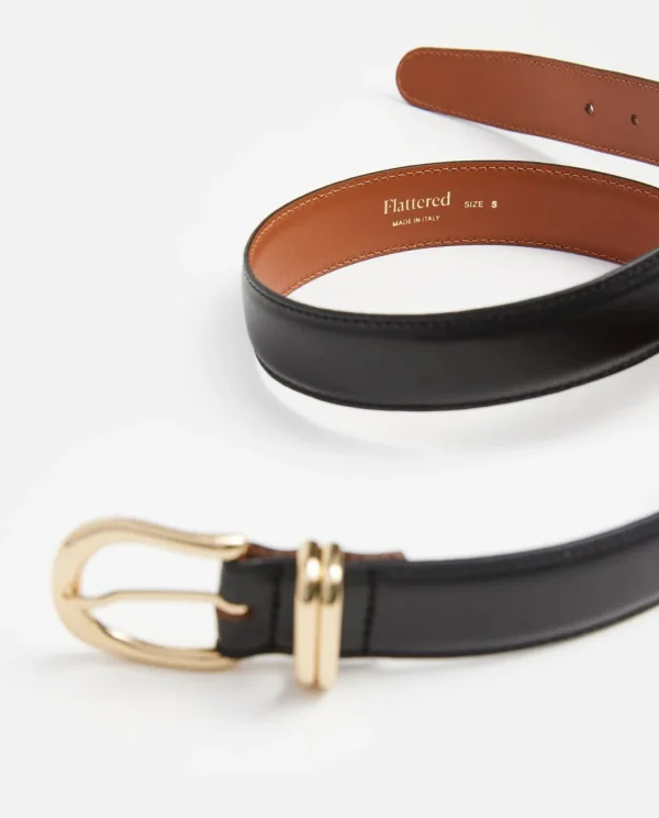 Belts^Flattered Beatrice Belt Leather Black