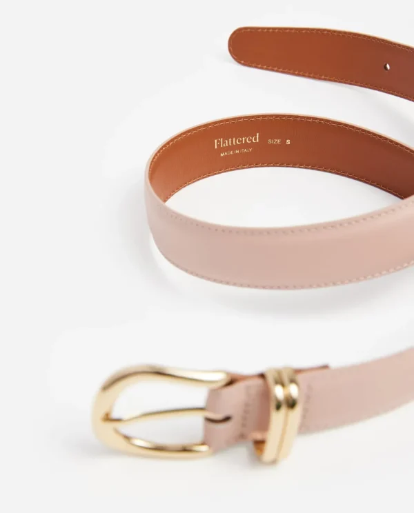 Belts^Flattered Beatrice Belt Leather Rose