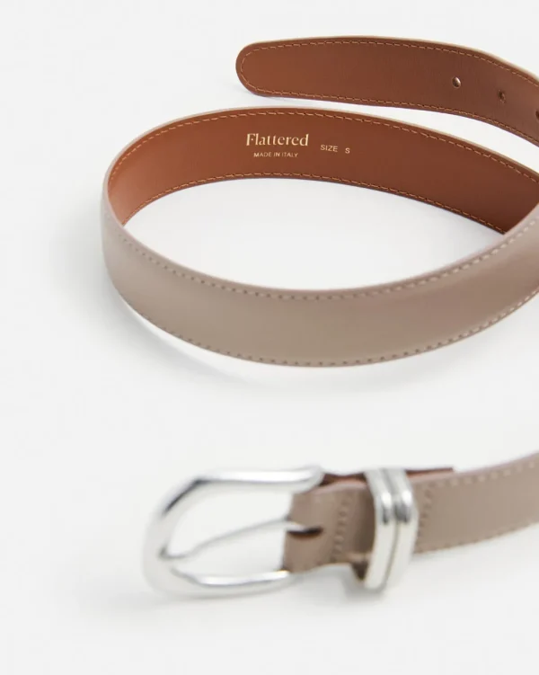 Belts^Flattered Beatrice Belt Leather Taupe