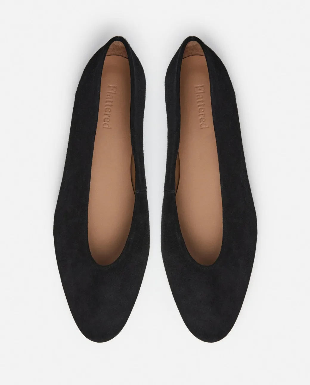 belinda_suede_black_1.webp Ballet Flats^Flattered Belinda Suede Black