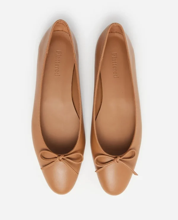 Ballet Flats^Flattered Bodil Leather Cognac