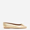 Ballet Flats^Flattered Bodil Leather Gold