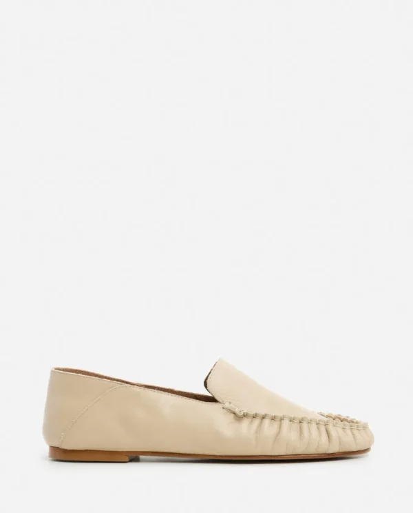 Loafers^Flattered Bon Bon Leather Beige