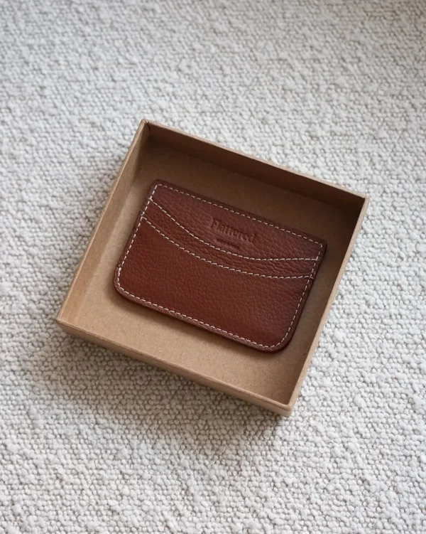 Accessories^Flattered Bonnie Cardholder Leather Cognac