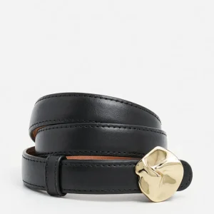 Belts^Flattered Brie Belt Leather Black