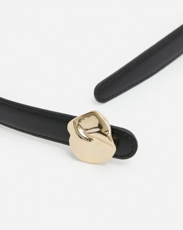 Belts^Flattered Brie Belt Leather Black