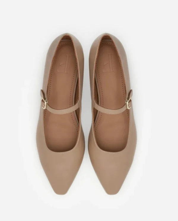 Ballet Flats^Flattered Camila Leather Beige