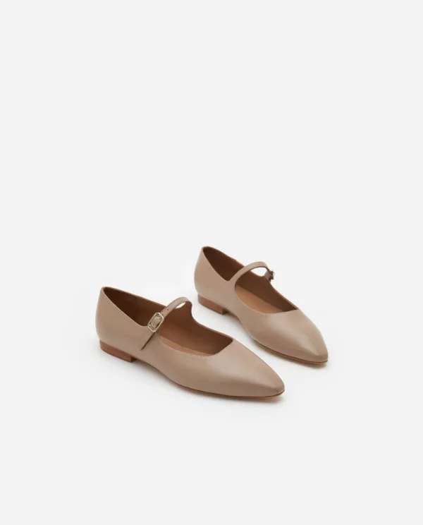 Ballet Flats^Flattered Camila Leather Beige