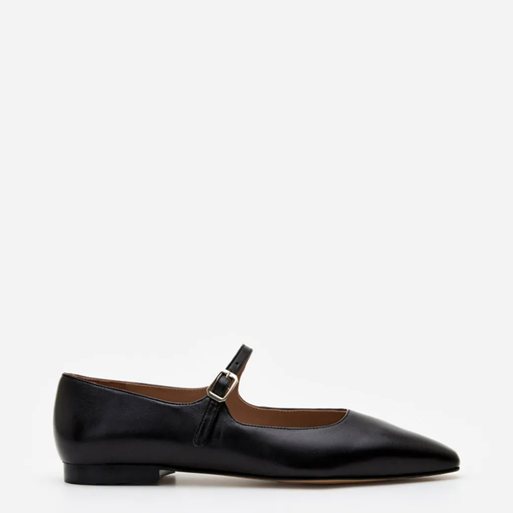 camila_leather_black_0.webp Ballet Flats^Flattered Camila Leather Black