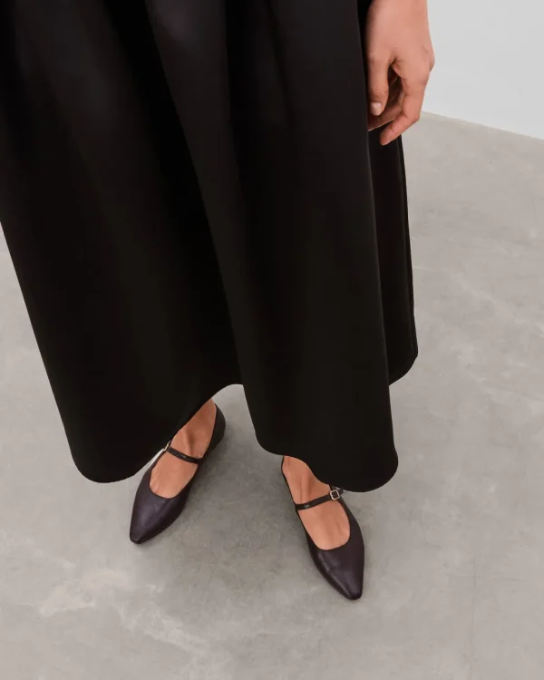 Ballet Flats^Flattered Camila Leather Burgundy