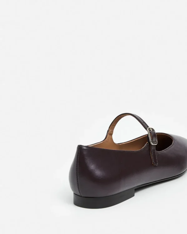 Ballet Flats^Flattered Camila Leather Burgundy