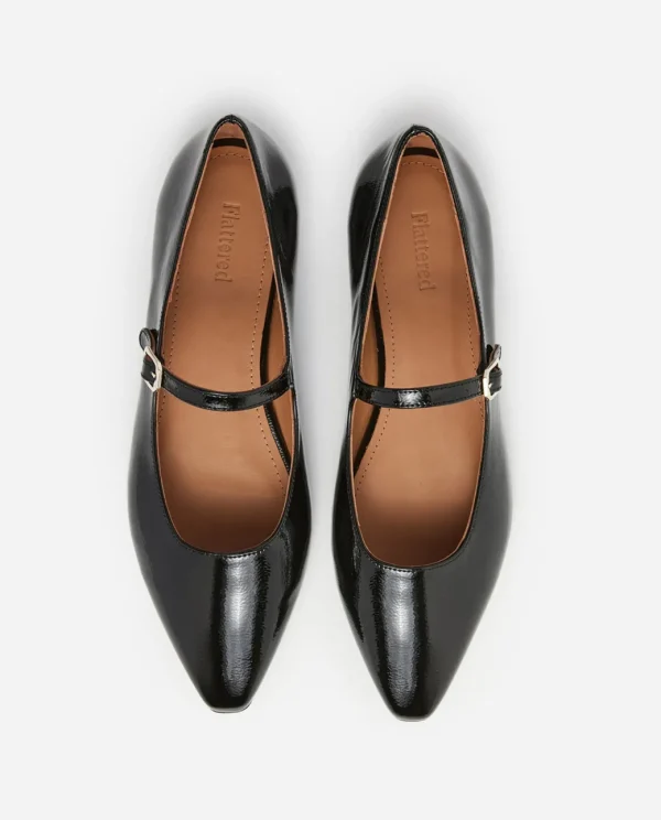 Ballet Flats^Flattered Camila Leather Black Patent