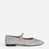 Ballet Flats^Flattered Camila Textile Silver