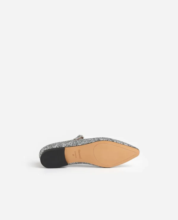 Ballet Flats^Flattered Camila Textile Silver