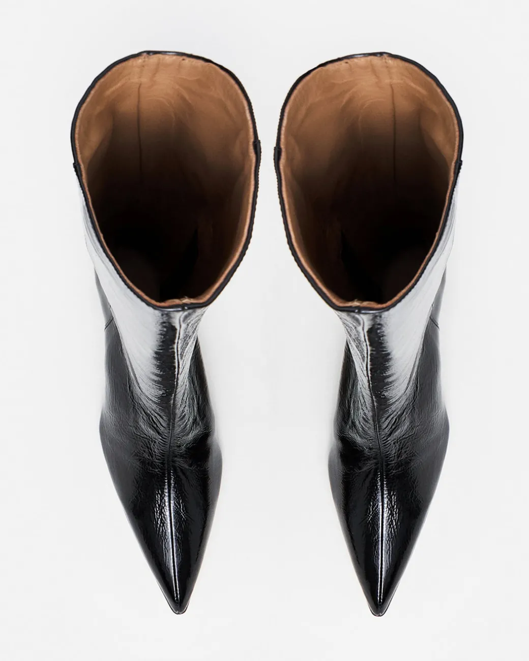carmen_leather_patent_bla_3.webp High-Shaft Boots | Boots^Flattered Carmen Leather Patent Black