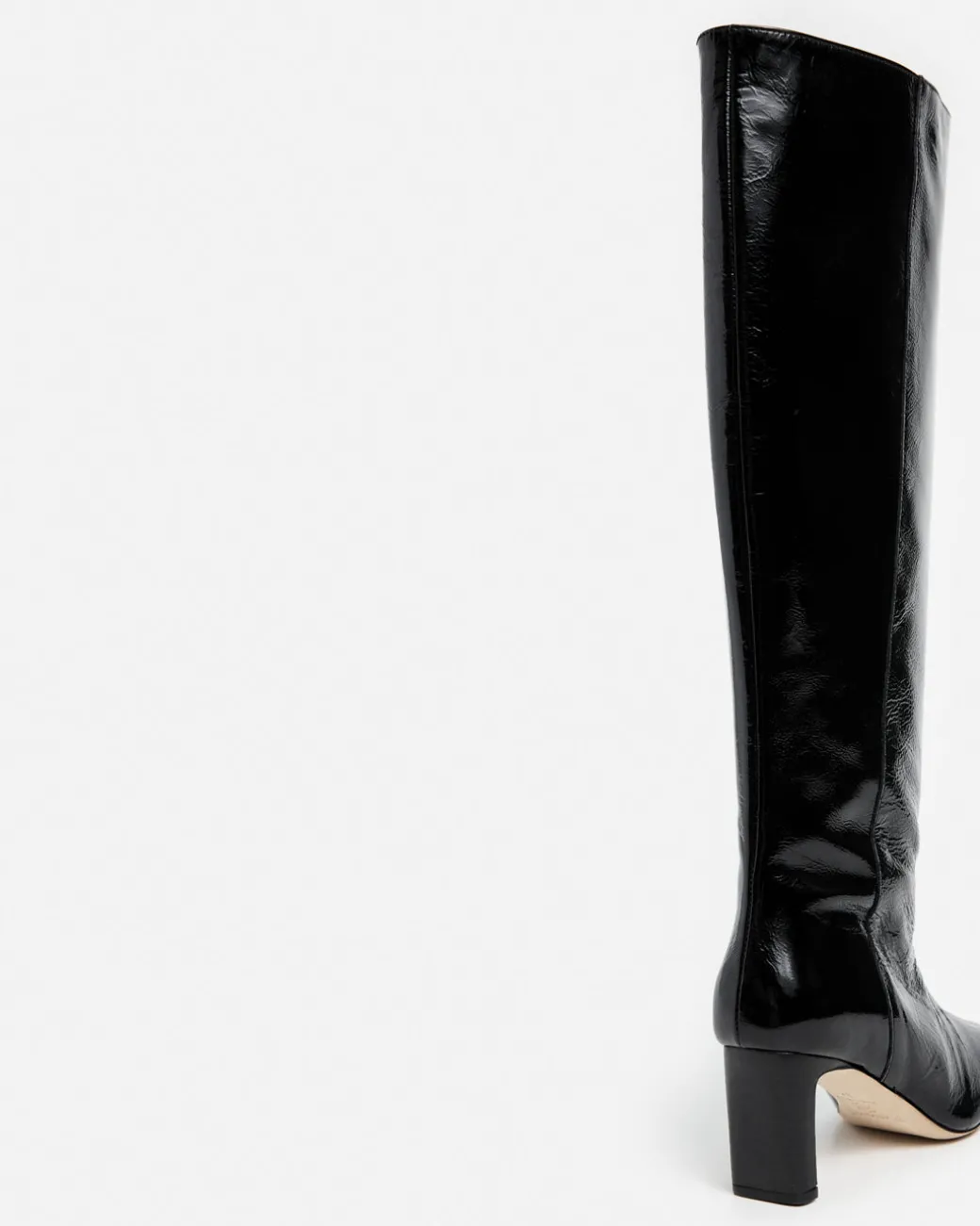 carmen_leather_patent_bla_5.webp High-Shaft Boots | Boots^Flattered Carmen Leather Patent Black