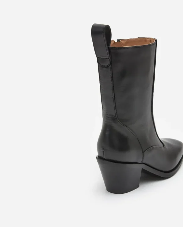 Boots^Flattered Cher Leather Black
