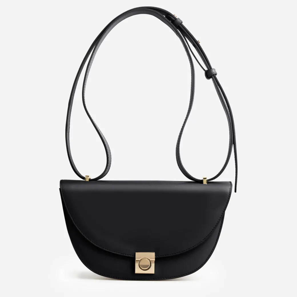 cindy_crossbody_leather_b_0.webp Crosshoulder Bag | Shoulder Bags^Flattered Cindy Crossbody Leather Black