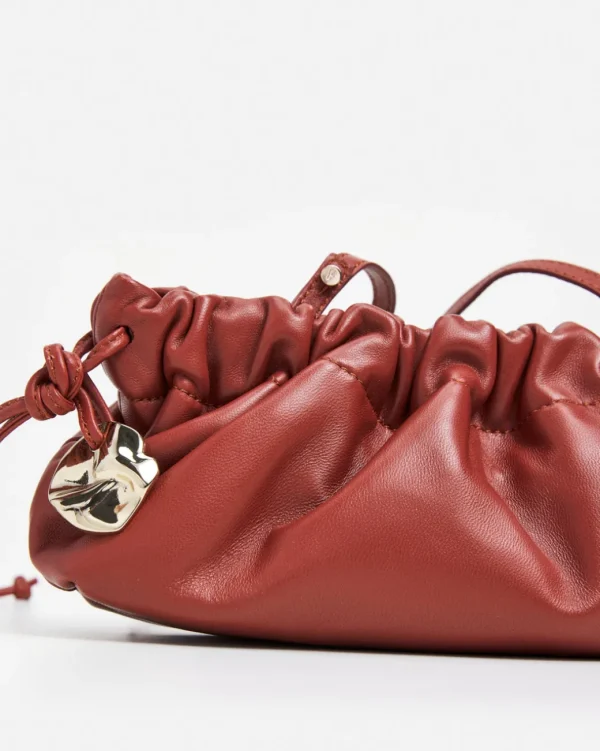 Clutch Bags^Flattered Cissi Clutch Bag Leather Red Brick