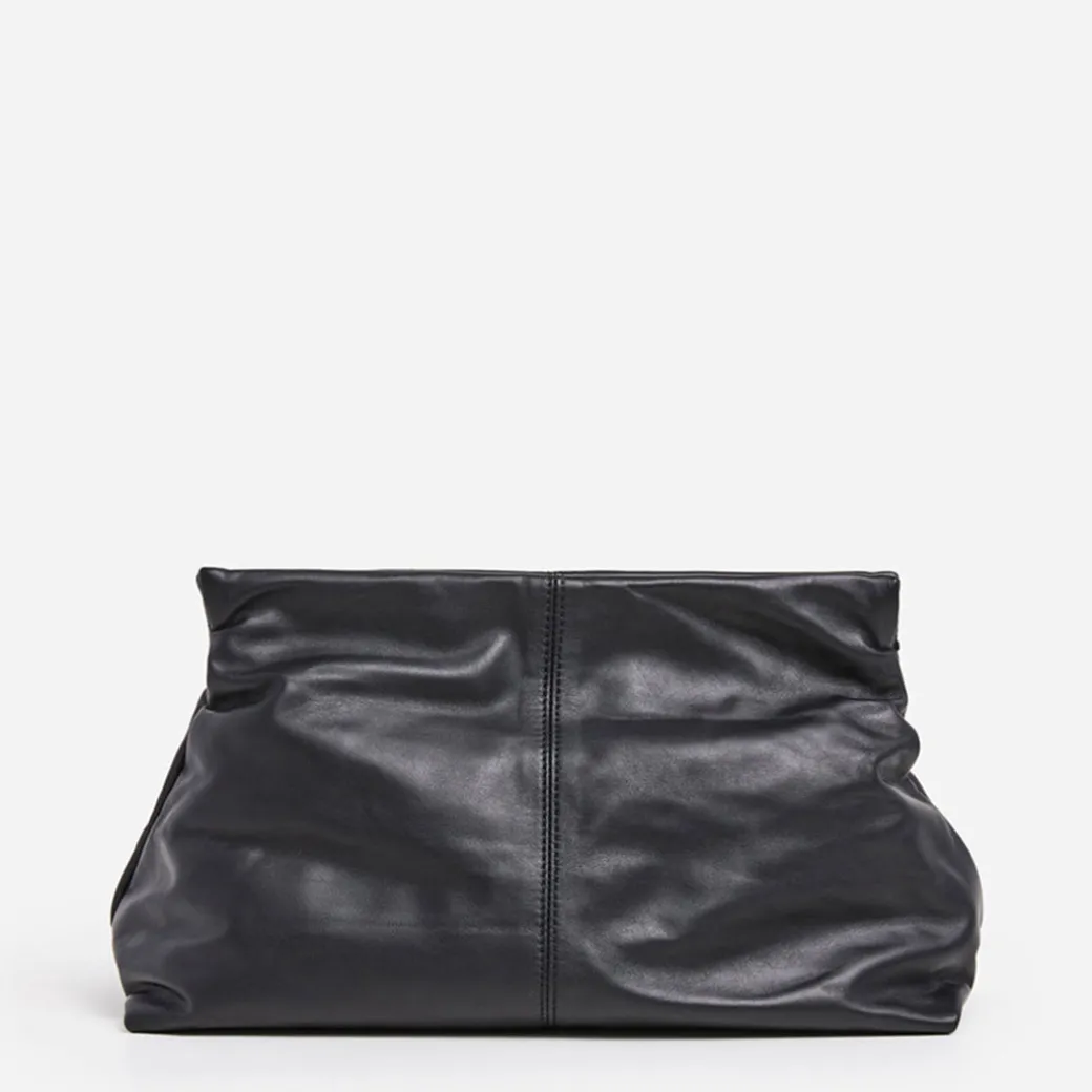 clay_clutch_leather_black_0.webp Clutch Bags^Flattered Clay Clutch Leather Black