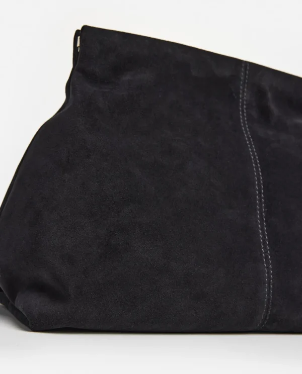 Clutch Bags^Flattered Clay Clutch Suede Black