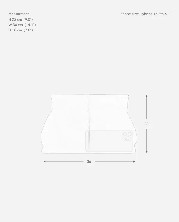 Clutch Bags^Flattered Clay Clutch Suede Black