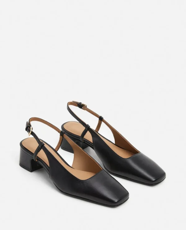 Heels^Flattered Elin Leather Black