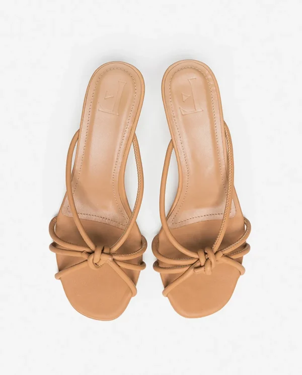 Heels^Flattered Eunice Leather Cognac
