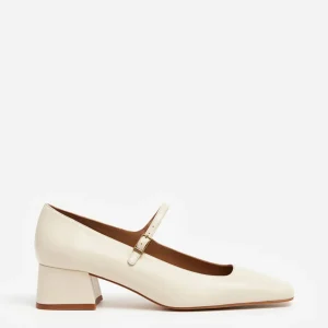 Heels^Flattered Evan Leather Vanilla