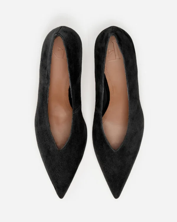 Heels^Flattered Fabienne Suede Black
