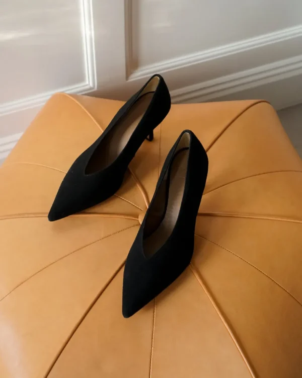 Heels^Flattered Fabienne Suede Black