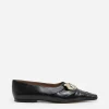 Ballet Flats^Flattered Florence Leather Black