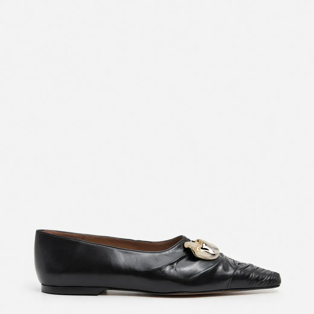 florence_leather_black_0.webp Ballet Flats^Flattered Florence Leather Black