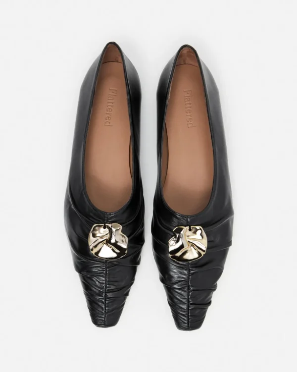 Ballet Flats^Flattered Florence Leather Black